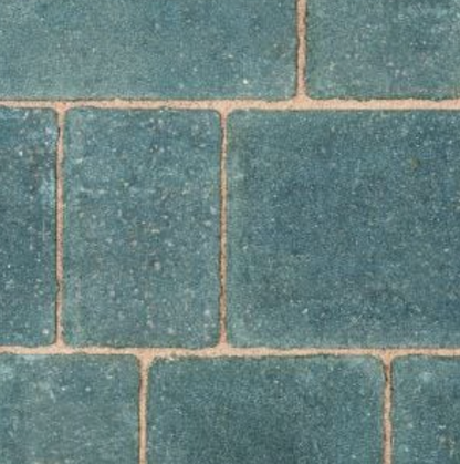 BRADSTONE MONKSBRIDGE 50mm MIXED SIZES BLOCK PAVING 9.6m2 PACK GREY-GREEN 22741