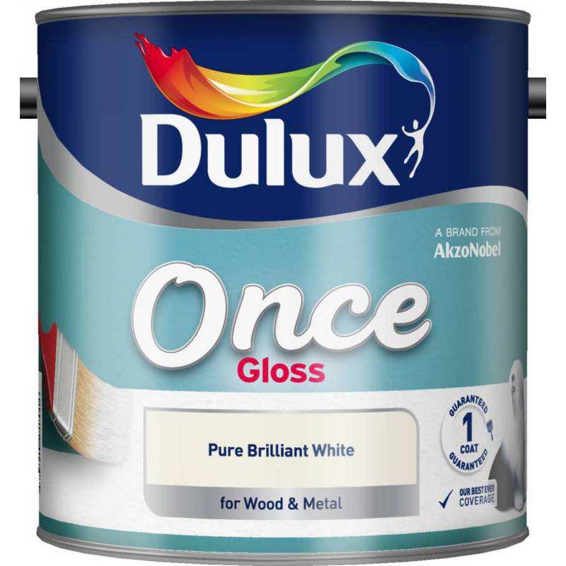 DULUX ONCE GLOSS BRILLIANT WHITE 2.5l 5084141