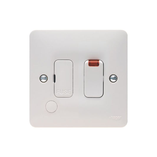 HAGER WMSSU83FON SWITCHED SPUR FLEX OUTLET NEON