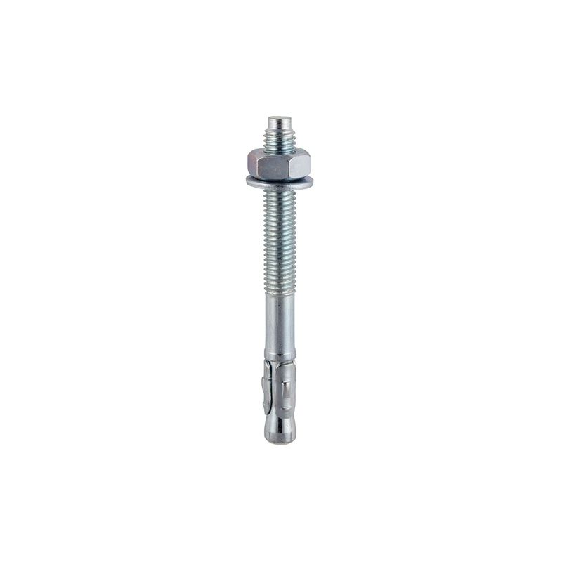 TIMCO THROUGH BOLTS BRIGHT ZINC PLATED M10 x 100mm (BAG 2) 10100TBP