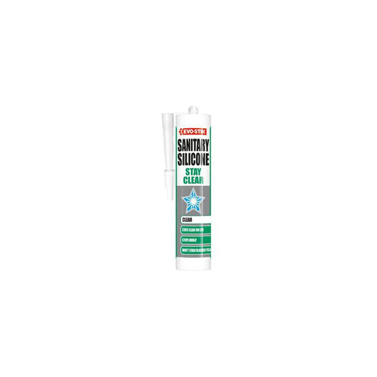 EVO SANITARY SILICONE STAY CLEAR SEALANT 310ml 310ml 30613470