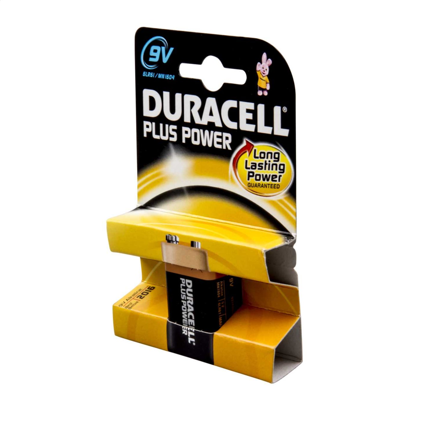 Duracell 9V MN1604 PP3 Alkaline Battery (Pack of 1)