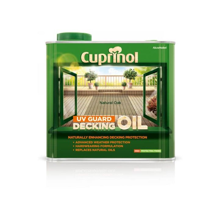 CUPRINOL ULTRA VIOLET GUARD DECKING OIL 2.5l NATURAL OAK 5122411