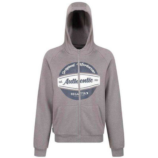 REGATTA TRF702 ORIGINAL FULL ZIP HOODIE ROCK MEDIUM