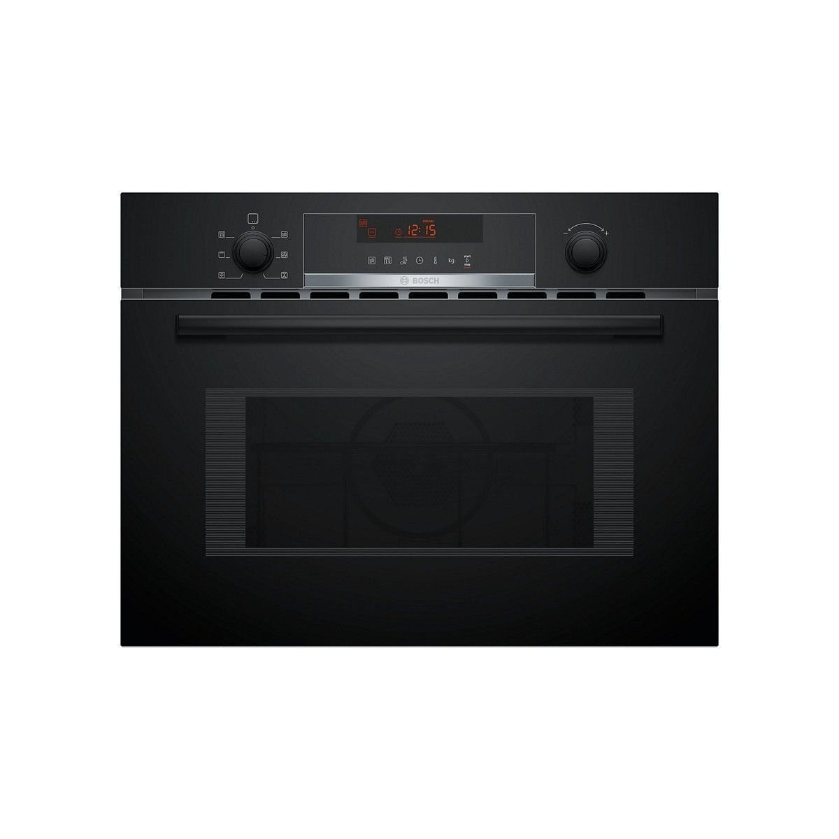 BOSCH CMA583MB0B SERIES 4 COMPACT MICROWAVE COMBINATION OVEN 450mm BLACK