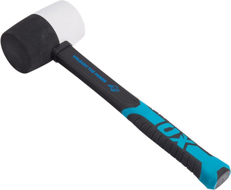 OX-T081916 PRO FIBREGLASS COMBINATION RUBBER MALLET 16oz