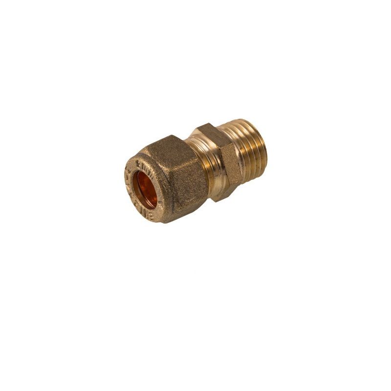 FLOWFLEX COMPRESSION MALE IRON COUPLING 22mm x 1/2" P902.20