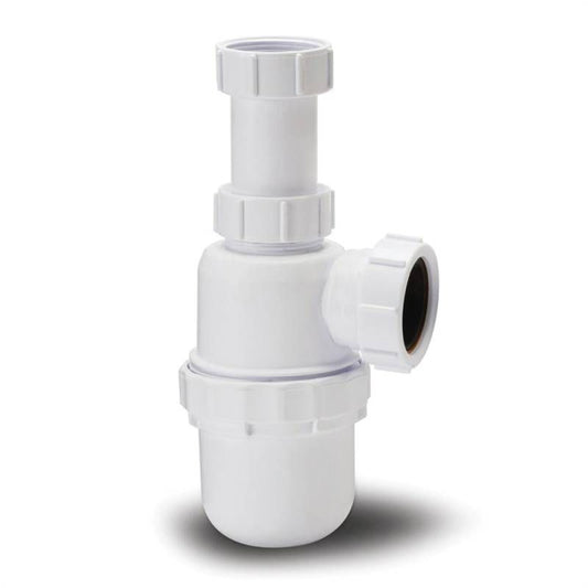 POLYPIPE ADJUSTABLE TELESCOPIC BOTTLE TRAP 32 x 76mm SEAL WPT47