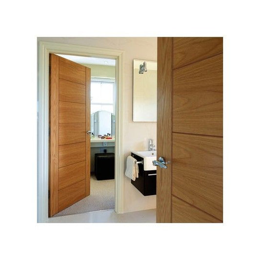 JBK PALOMINO UNFINISHED INTERNAL OAK FIRE DOOR 1981 x 762 x 44mm (30") OPAL26FD30