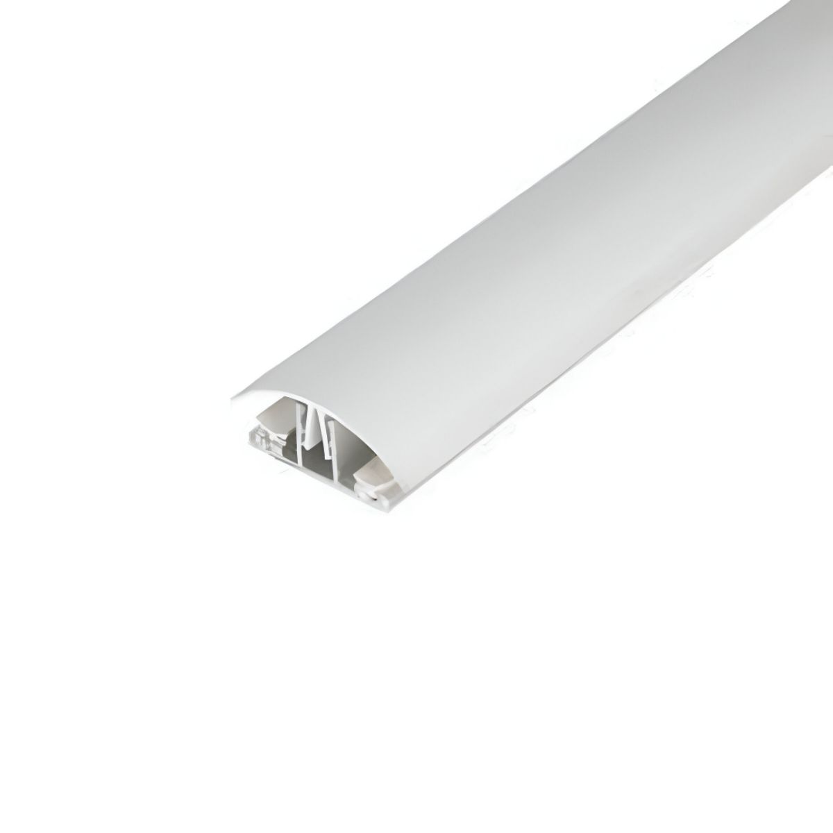 ARIEL COROTHERM GLAZING BAR CAP & BASE 3m WHITE 76486