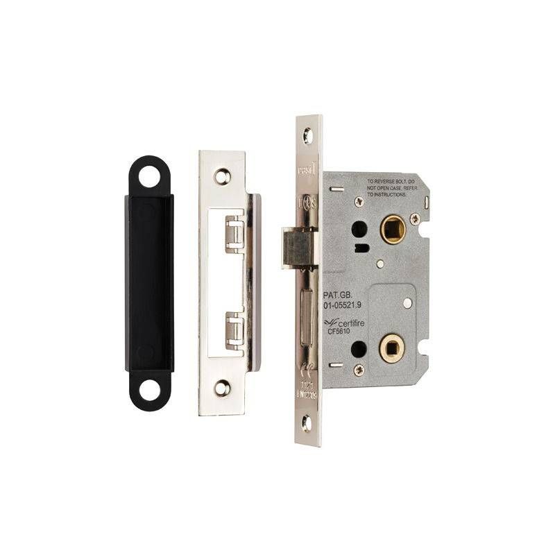 EASI T BATHROOM LOCK 63mm NICKEL BAE5025NP/RP