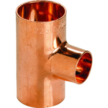 FLOWFLEX END FEED REDUCING TEE 22 x 15 x 22mm 5130R.222215