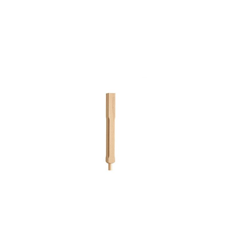 OAK STOP CHAMFER SPIGOT NEWEL POST 91 x 850mm ST850O