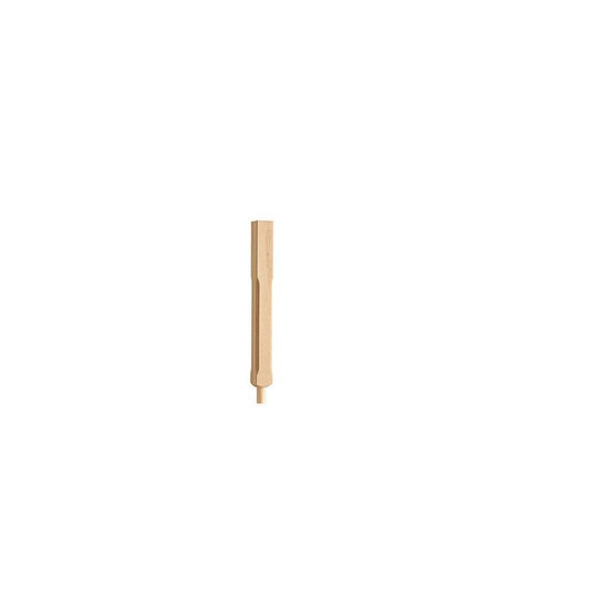 OAK STOP CHAMFER SPIGOT NEWEL POST 91 x 850mm ST850O