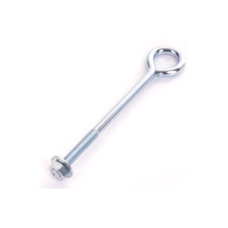 BZP-E/GALV WELDED EYE BOLT NUTS & WASHERS 8 x 3/8" M10 x 200mm 452/0200ZP