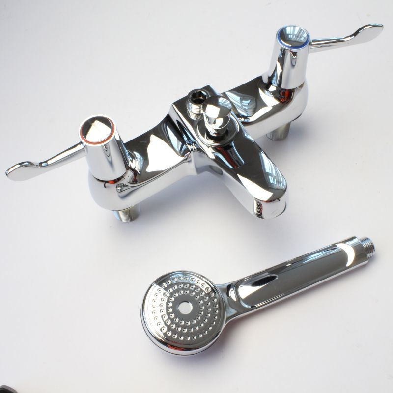 BRISTAN VALUE BATH SHOWER MIXER 3IN LEVERS CD CP