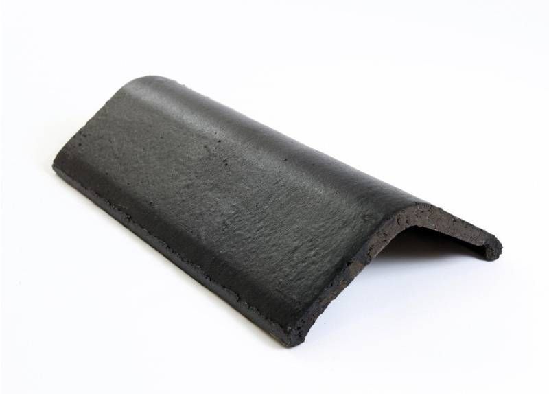 BREEDON UNIVERSAL ANGLE RIDGE BLOCK END TILE ANTHRACITE