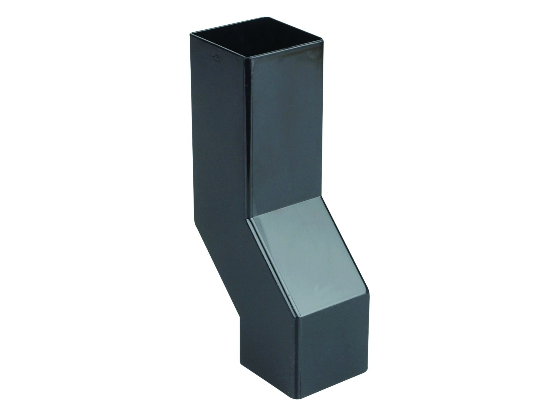 OSMASQUARELINE 4T838 PVCU PIPE WALL OFFSET 61mm 4T838B BLACK