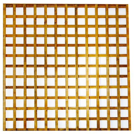 TAFS SALOP SQUARE TRELLIS PANEL 6 x 6' AUTUMN GOLD P6T