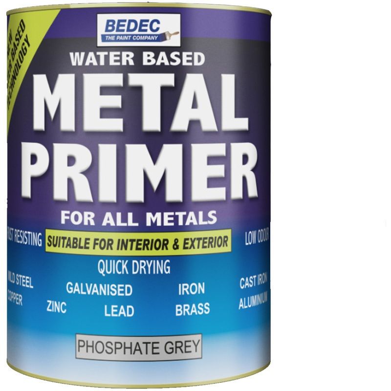 BEDEC ALL METALS PRIMER PHOSPHATE GREY 750ml BEDE2PU3120/28