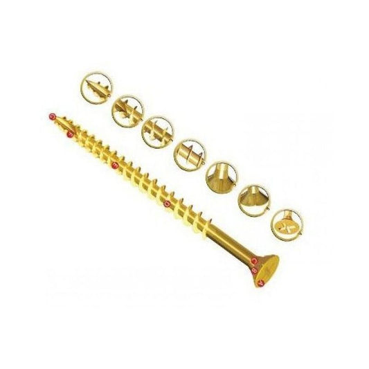 VORTEX 6 x 200mm POZI COUNTERSUNK SCREW HIGH PERFORMANCE PER BOX 50 V60261CE