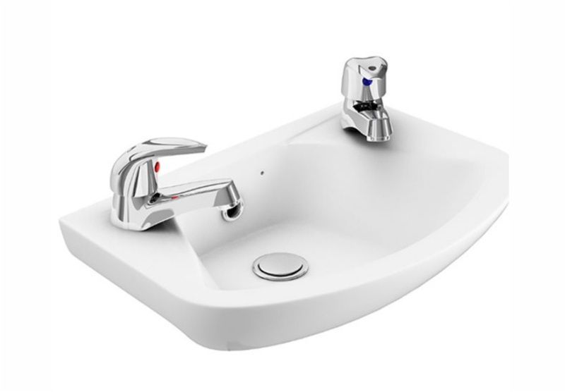 LECICO ASWH14BA ATLAS PRO 2TH CLOAKROOM BASIN 360 x 285mm