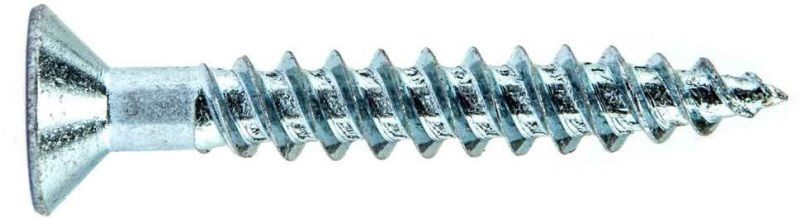 SUPASCREWS BZP 6 x 3/4" POZI TWINTHREAD CSK WOOD SCREWS CLAM 200 S9FHZ06075
