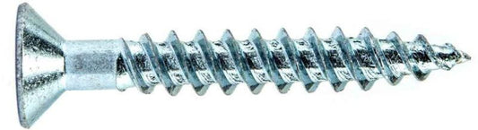 SUPASCREWS BZP 6 x 3/4" POZI TWINTHREAD CSK WOOD SCREWS CLAM 200 S9FHZ06075