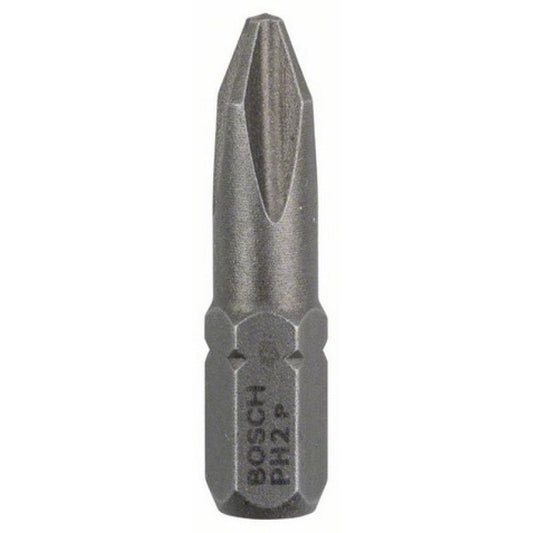BOSCH 2607001511 PACK OF 3 PHILLIPS EXTRA HARD SCREWDRIVER BIT PH2 x 25mm