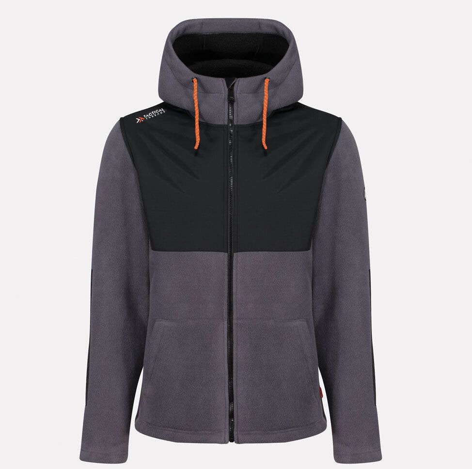 Regatta TRF664 Garrison Winter Hoodie Iron/Black Medium