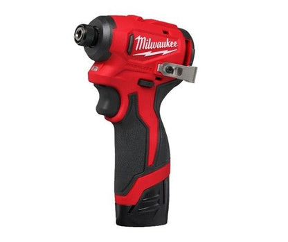 MILWAUKEE M12BLPP2D-202B 12v BRUSHLESS TWIN KIT 2 x 2.0ah BATTERIES CHARGER AND BAG