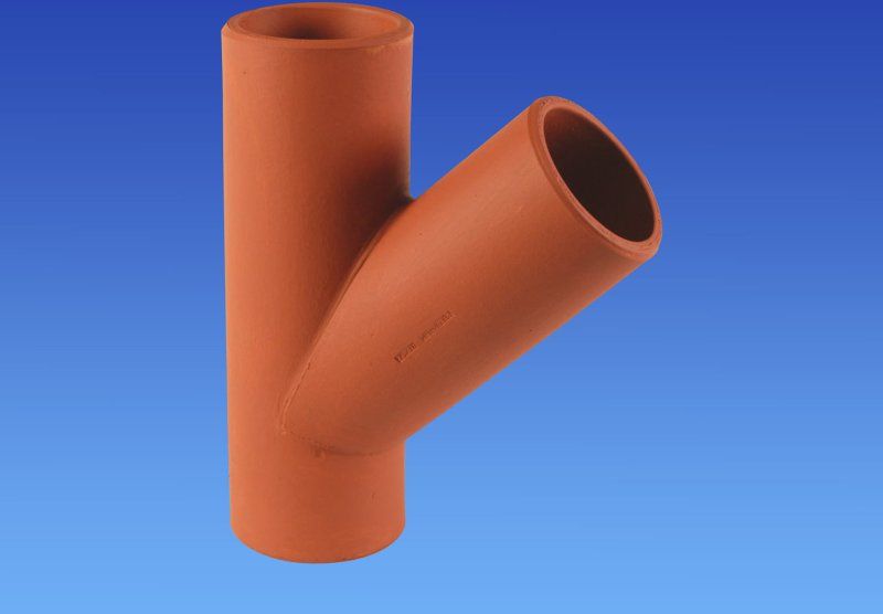 CANOVA CLAY SUPERSLEVE OBLIQUE JUNCTION 225 x 150mm x 45deg SJ1/8S