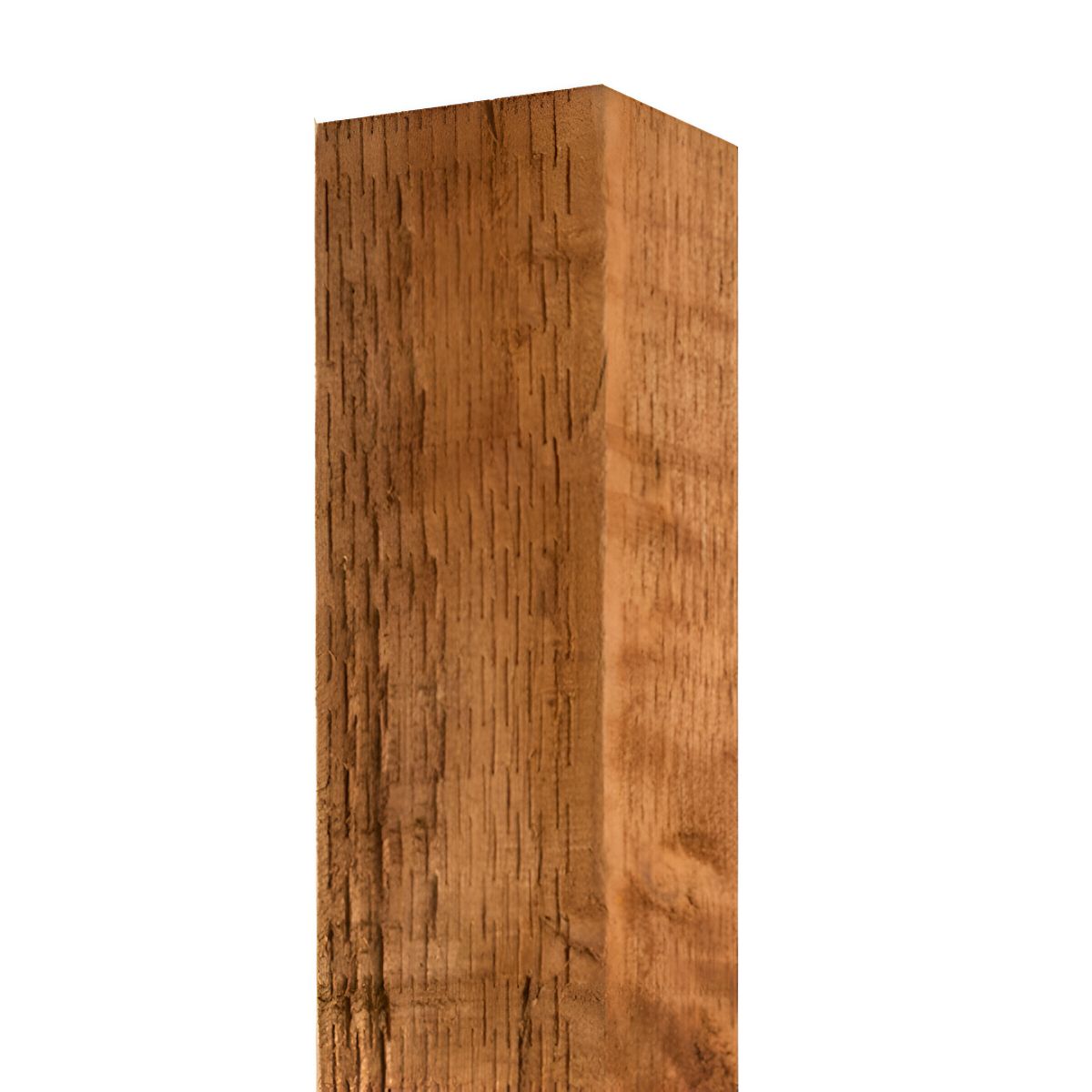 JJ 100 x 100mm x 3.0m INCISED FENCE POST BROWN TREATED UC4 15 YEAR FSC