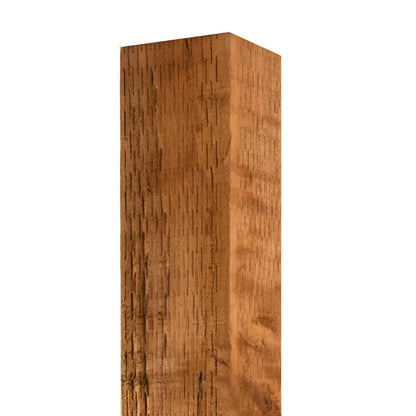 JJ 100 x 100mm x 3.0m INCISED FENCE POST BROWN TREATED UC4 15 YEAR FSC