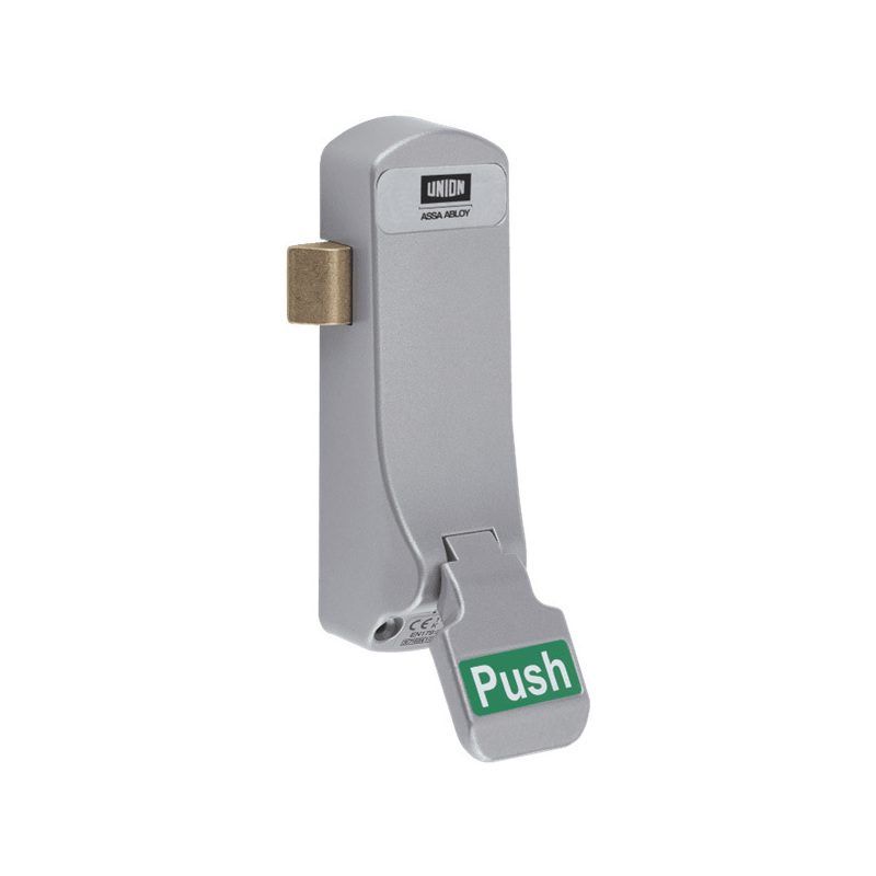 UNION EXISAFE EMERGENCY LATCH FOR SINGLE DOORS J-CE854EL-SIL