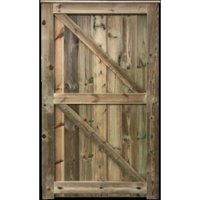 DENBIGH TIMBER FRAMED LEDGED & BRACED GARDEN DOOR 6 x 3' THE STRATA DOOR6'