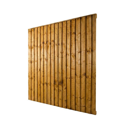 6' x 3' Feather Edge Pressure Treated Wooden Fence Panel