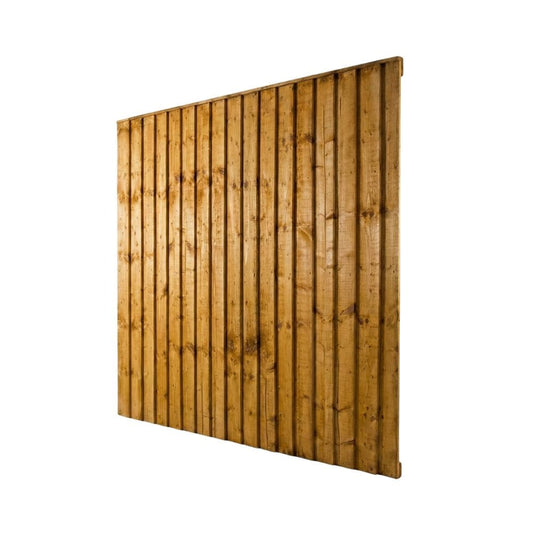 6' x 3' Feather Edge Pressure Treated Wooden Fence Panel
