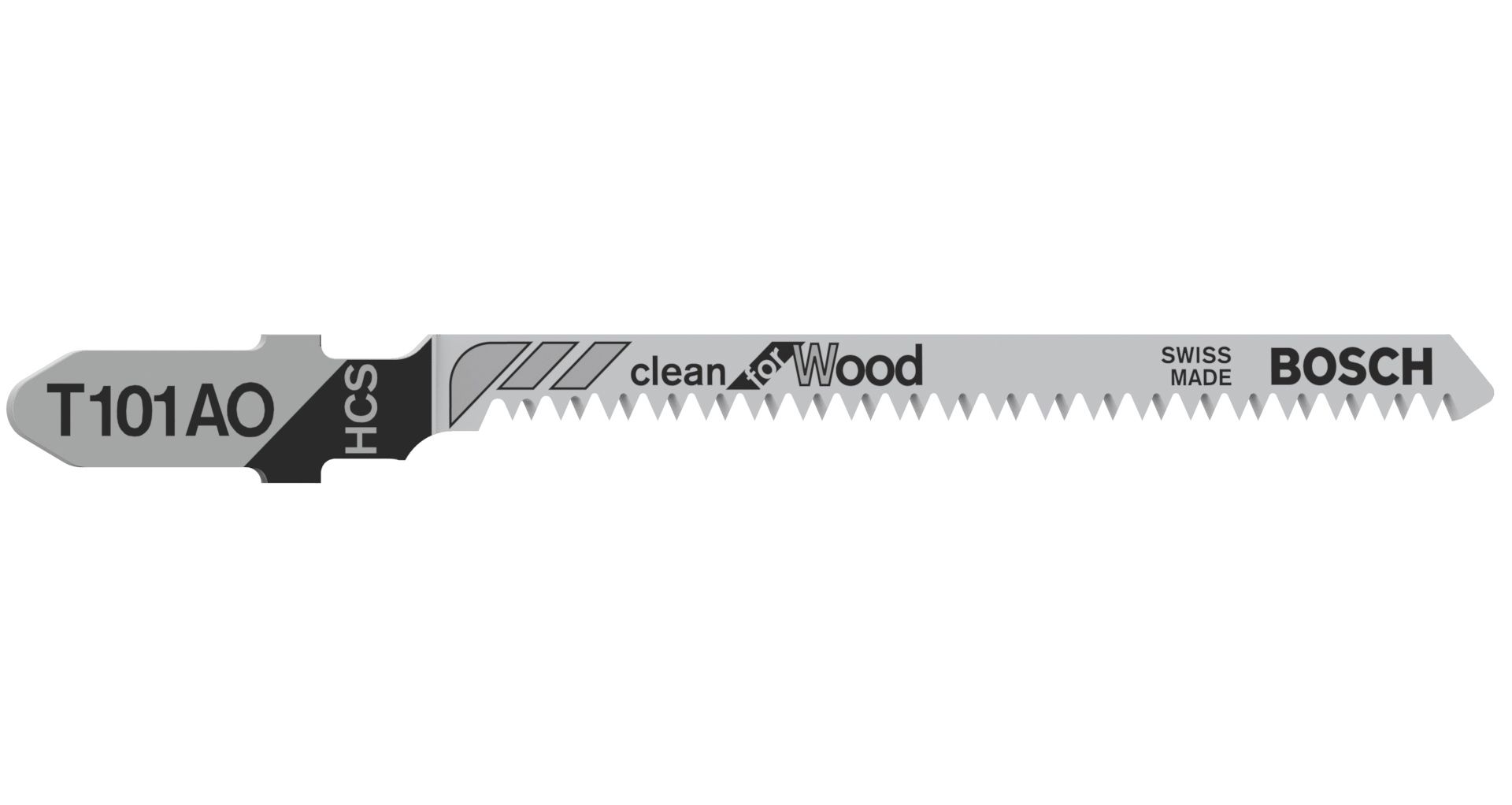 BOSCH 2608630031 PACK OF 5 T101AO CLEAN CUT WOOD JIGSAW BLADES 1.5-15mm