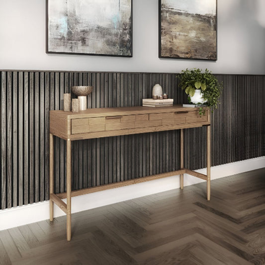 ACOUSTIC SLAT WALL PANEL 2400 x 605 x 22mm SMOKED OAK WPKT11