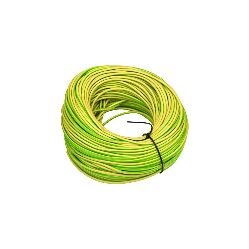 NIGLON GY3D SLEEVING GRN/YELL 100MTR DRUM 3MM