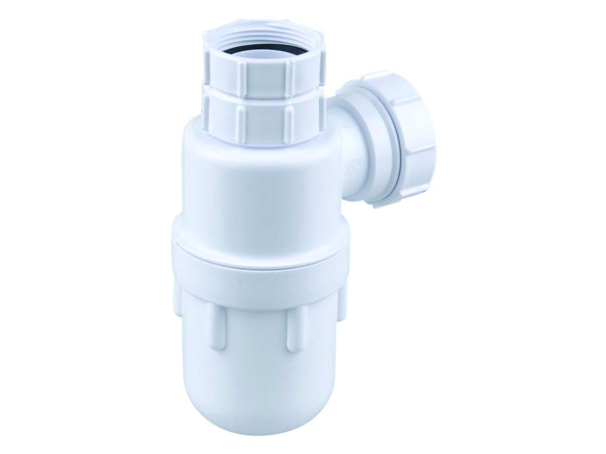 OSMATRAP 4V808W PP ADJUSTABLE BOTTLE TRAP 75 x 32mm WHITE