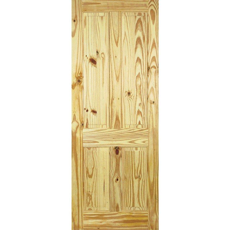 LPD KNOTTY PINE 4 PANEL INTERNAL DOOR 78 x 30" 1981 x 762 x 35mm PIN4P30