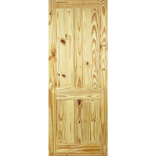 LPD KNOTTY PINE 4 PANEL INTERNAL DOOR 78 x 30" 1981 x 762 x 35mm PIN4P30