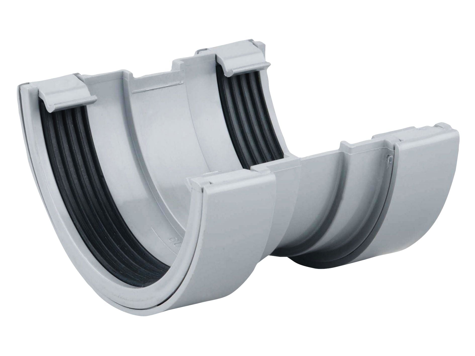 OSMA 0T009 ROUND PVCU GUTTER UNION 112mm 0T009G GREY