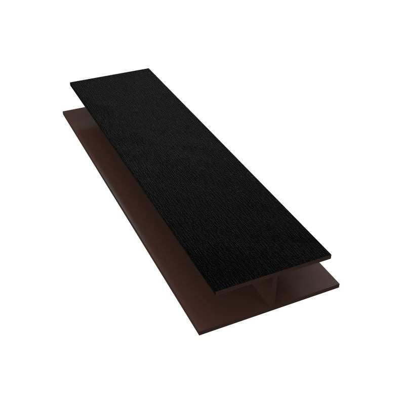 FREEFOAM H JOINT TRIM 5m WOODGRAIN BLACK F106WGB