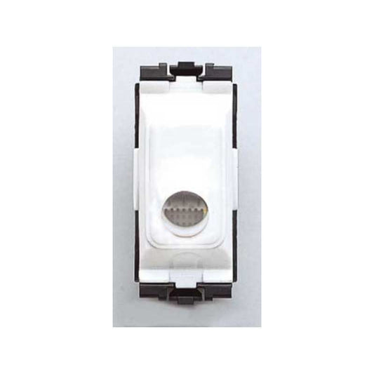 NOVAR MK WHITE GRID FUSED CONNECTION UNIT FLEX OUTLET K4886WHI