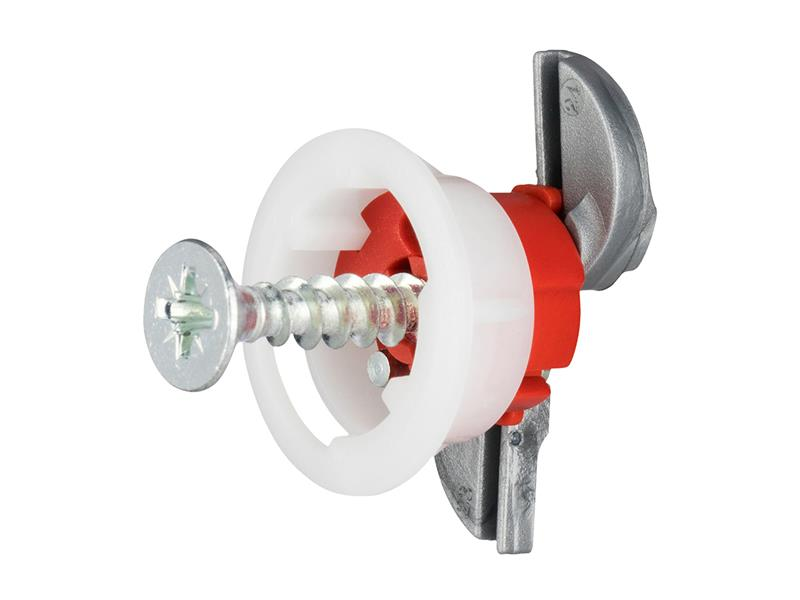 GRIP-IT GRP188 PLASTERBOARD FIXINGS 18mm RED (PACK 8)