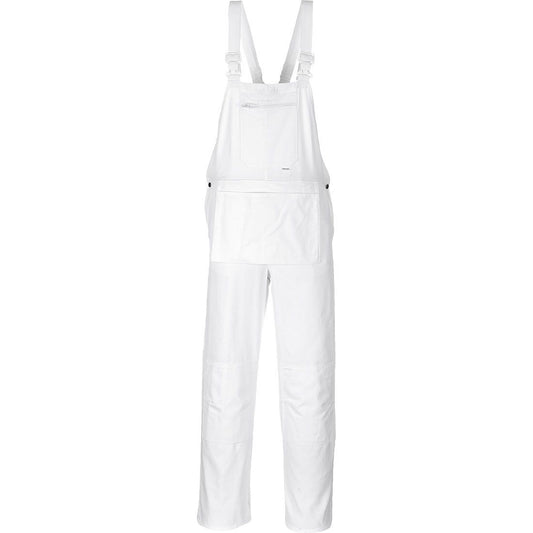 Bolton Painters Bib and Brace, 4XL, R, White