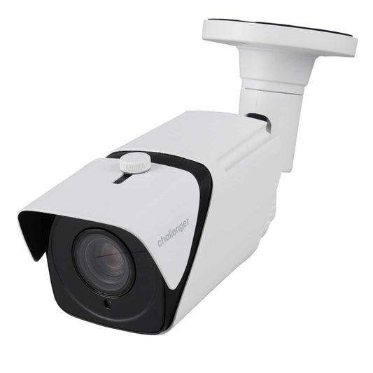 Challenger 5 - 50mm Varifocal Lens Long Range 5MP IP Bullet Camera White